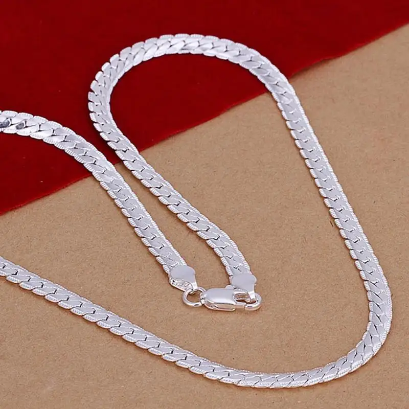 50 см серебряное мужское толстое ожерелье цепочка подарок моряка Луна стрельба из