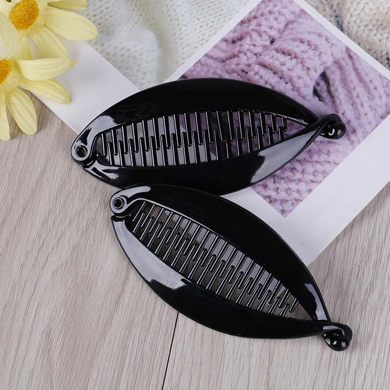 

Banana Barrettes Hairpins Hair Accessories For Women Clips Clamp Black Fish Shape Hair Claw Clips Hair Jewelry DIY Accessories