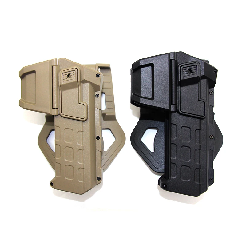 

Тактическая кобура для пистолета Glock 17 Colt 1911, подвижная поясная кобура для страйкбола с фонариком, чехол для пистолета с лазерным креплением