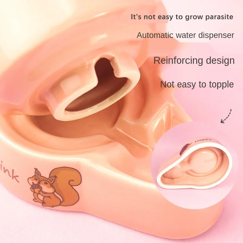 Керамический держатель для бутылки с водой Ежик | Дом и сад