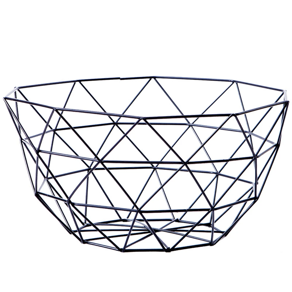 Корзина для фруктов контейнер металлическая проволочная корзина кухонная