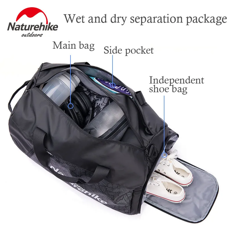 Водонепроницаемый рюкзак Naturehike для фитнеса спортивная сумка тренажерного зала