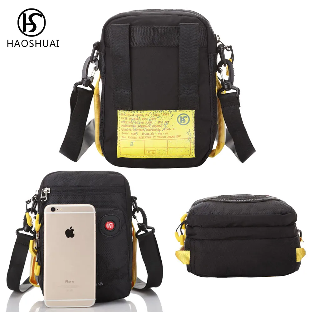 Мужская нейлоновая сумка через плечо маленькая дорожная повседневные модные