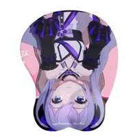 anime a soul diana carol eileen bella sexy 3d soft chest silica gel mouse pad desk gaming mat mice pad wrist rest gifts