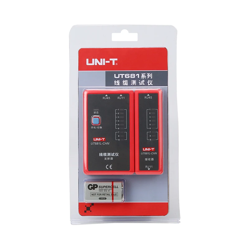 Кабельный тестер UT681L LAN сетевой Ethernet телефон BNC HDMI Ремонтный инструмент