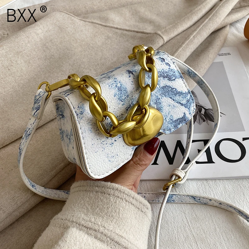 [BXX] Мини Сумки из искусственной кожи для женщин 2021 модные брендовые сумки через