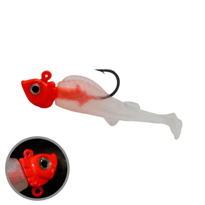 

2 шт., искусственная силиконовая рыболовная приманка 4/9/16 г