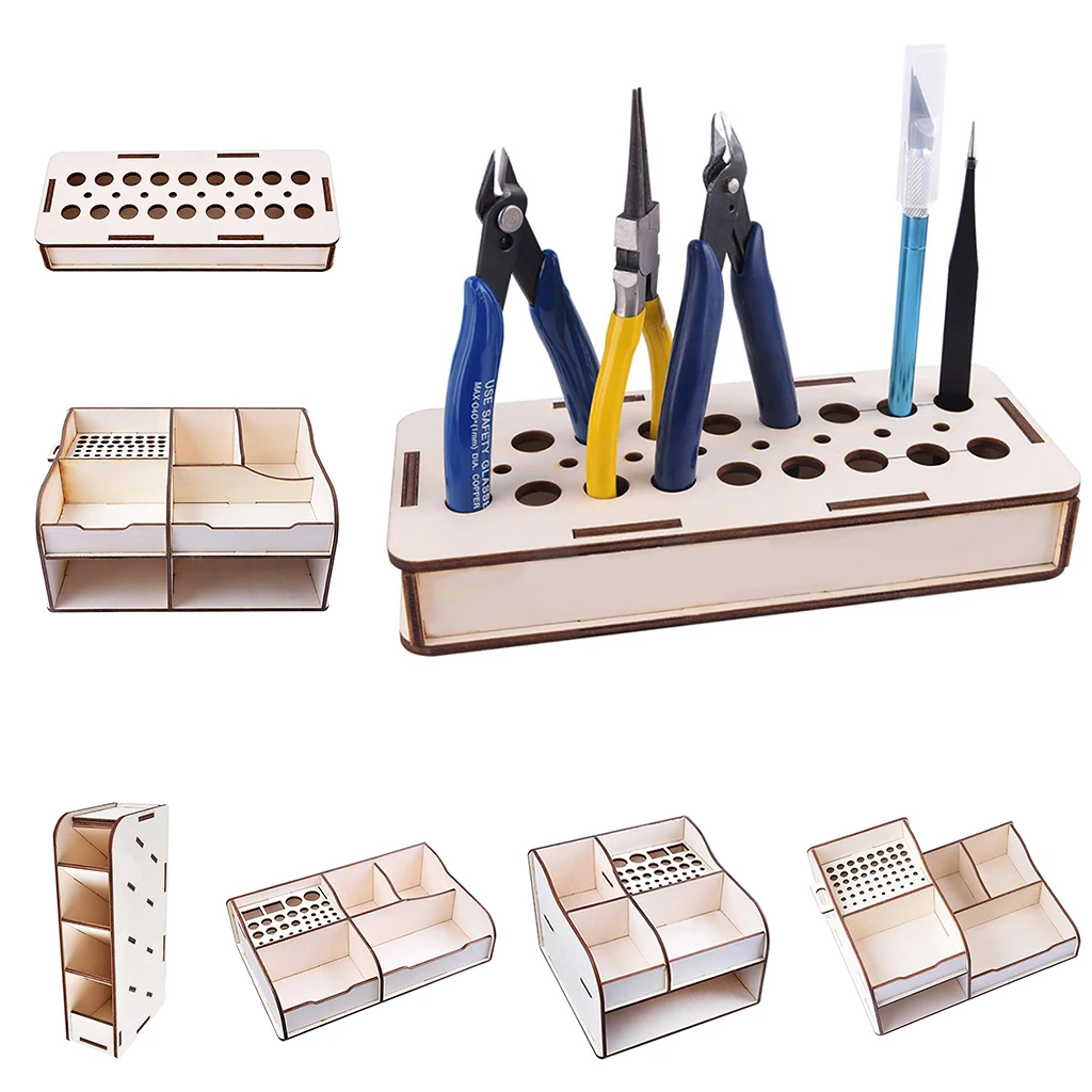 Фигурки аниме модель Строительный набор полка для хранения инструментов ремонта