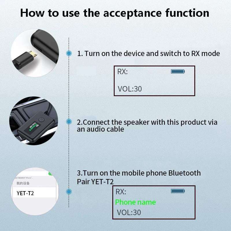 

Bluetooth Receiver 5.0 Aux 3.5mm Jack Aux 2 in 1 Wireless Adapter Music for TV Car RCA Bluetooth 5.0 3.5 Audio Receiver