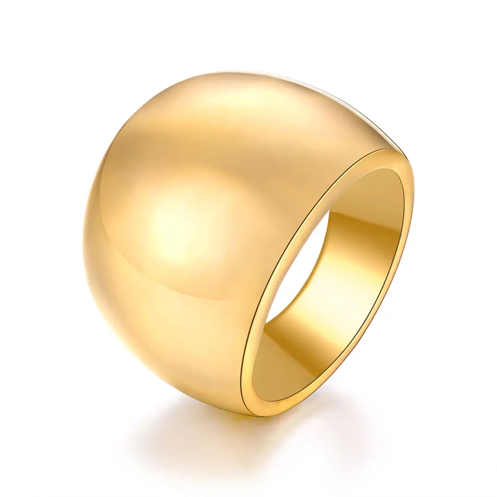 WAWFROK модные кольца из нержавеющей стали для женщин и мужчин кольцо овального