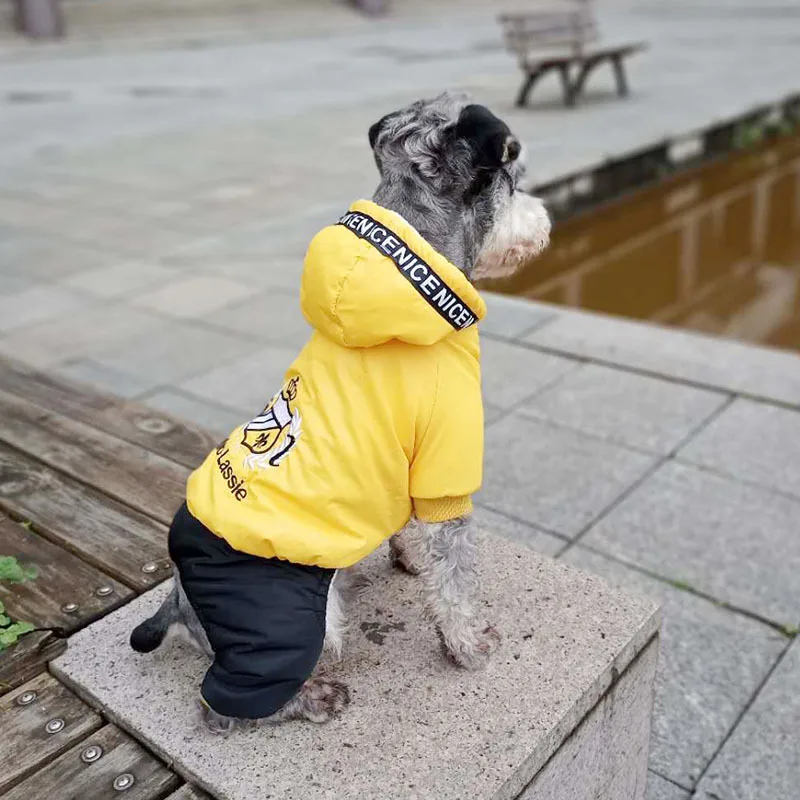 Камуфляжный комбинезон для собаки зимний пуховик теплое пальто одежда маленьких