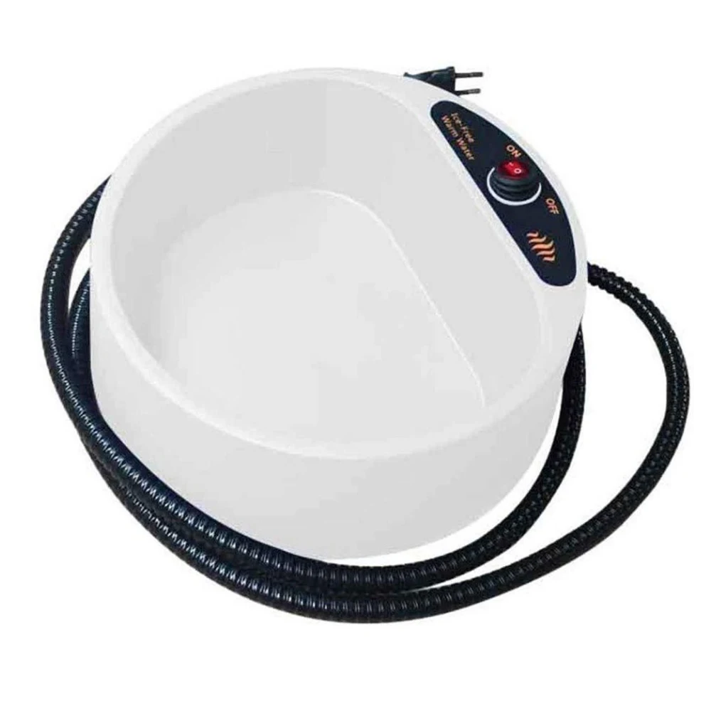 

Dog Bowl Heating Feeding Feeder Water Bowl Pet Dog Cats Puppy Winter Heating Pet Feeder Food Container Feeding Bowl