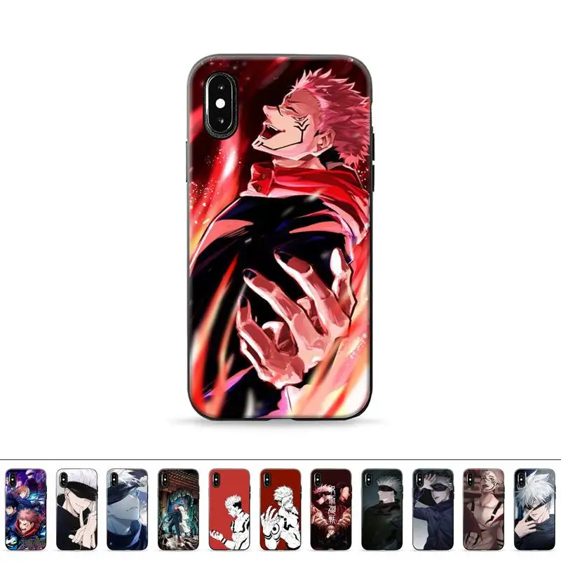 

Jujutsu Kaisen Gojo Satoru Ryomen Sukuna Phone Case for iPhone 11 12 pro mini XS max 6s 6 7 8 plus XR X Silicone Soft TPU Funda