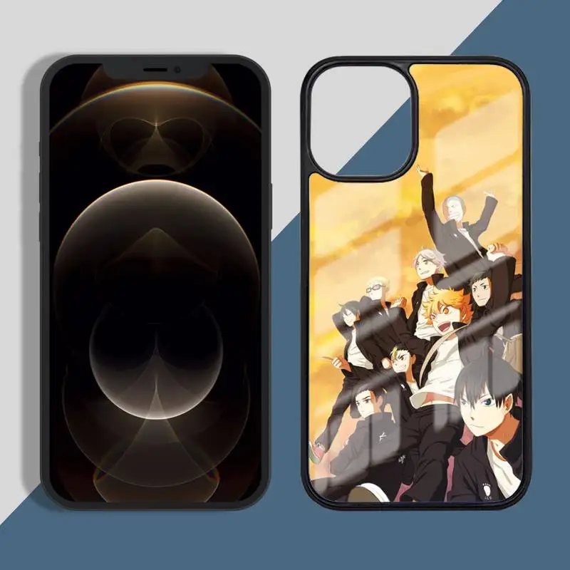 

Haikyuu Hinata attacks Anime Phone Case TPU+PC For iPhone X XR XS 11 12 mini Pro MAX 7 8 Plus