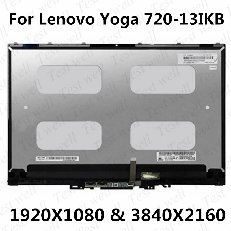 Оригинальный тестовый сенсорный ЖК-экран 13 3 дюйма в сборе с рамкой для Lenovo Yoga