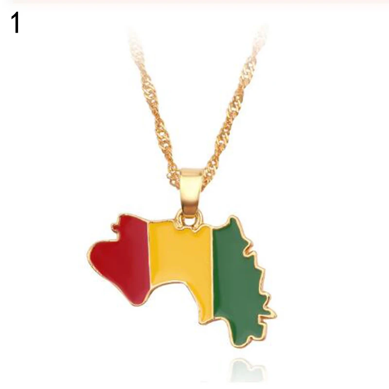 Новое поступление ожерелье с изображением флага страны эмалированное подвеской
