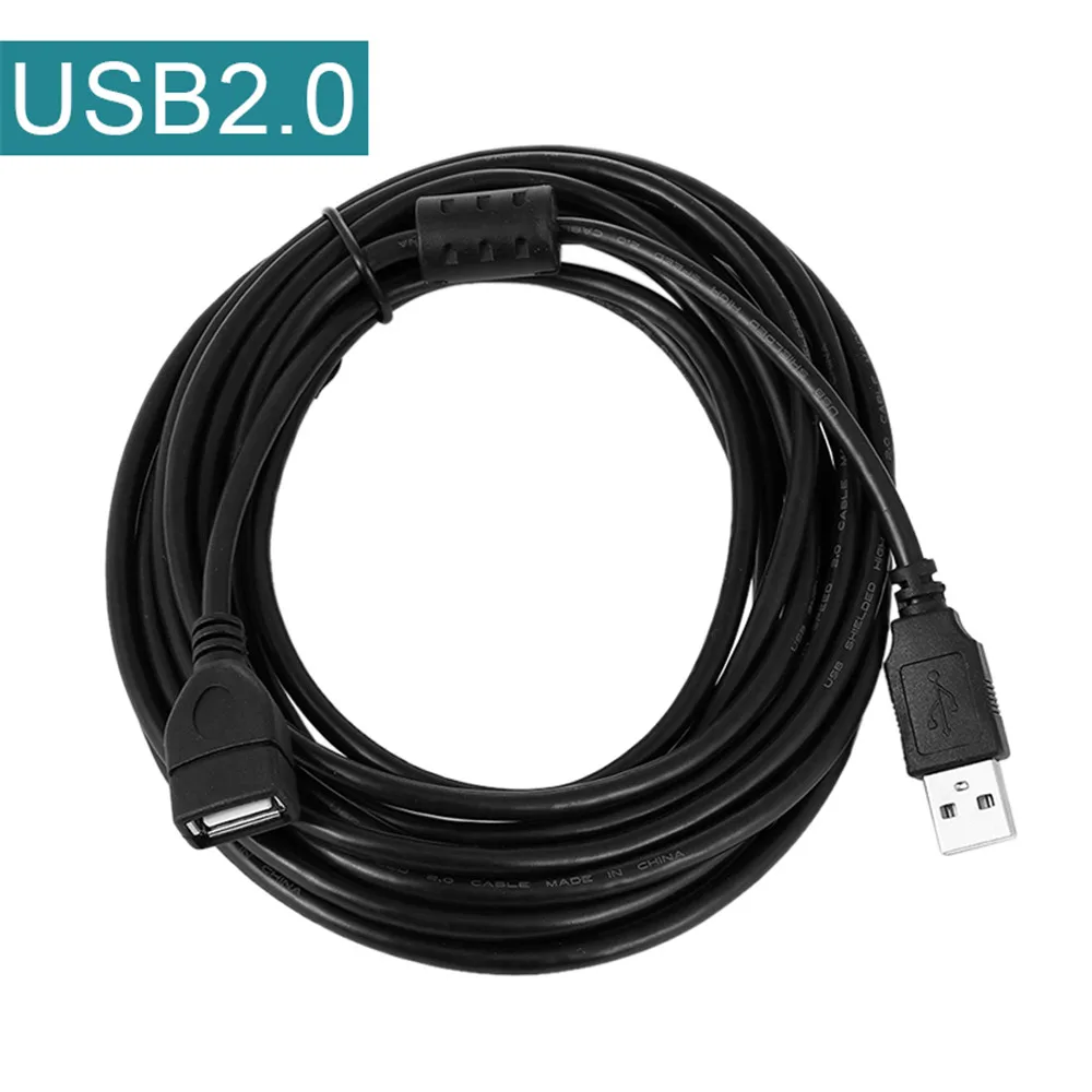 Cable de extensión USB 0,6 macho a hembra, Cable de sincronización de...