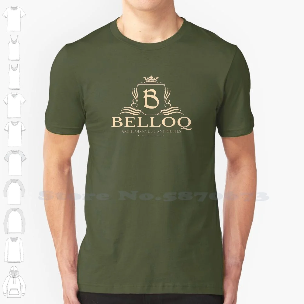 

Belloq Antiquities Cool Design Trendy T-Shirt Tee Belloq France Indiana Jones Temple Of Doom Pankot Indiana Jones And The