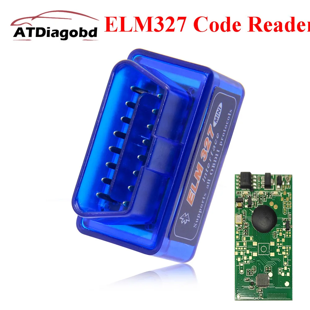 Новый мини-сканер ELM327 Bluetooth V2.1 OBD2 для диагностики автомобиля ELM 327 Android/Symbian