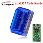 Новый мини-сканер ELM327 Bluetooth V2.1 OBD2 для диагностики автомобиля ELM 327 Bluetooth для AndroidSymbian для протоколов OBDII 3 цвета