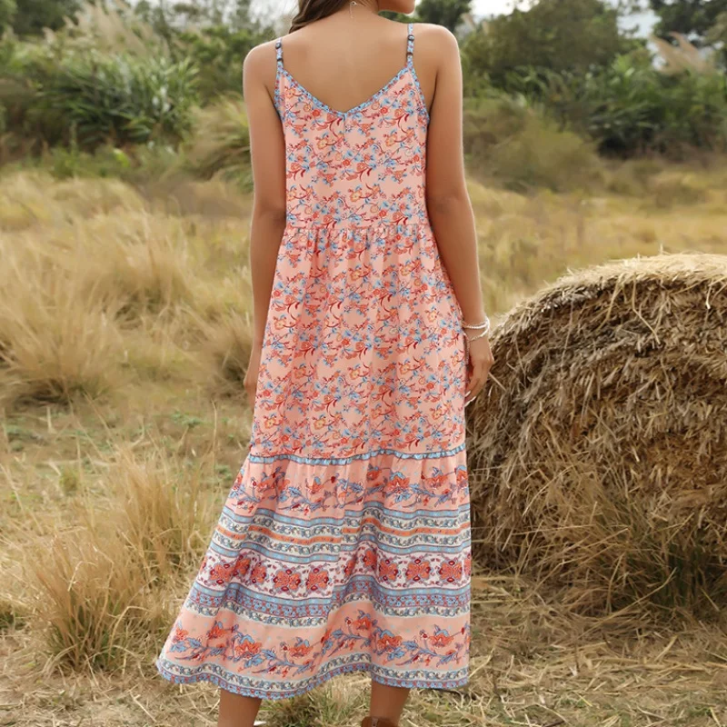 Boho женский праздничный пляжный Пояс для чулок вечерние длинные платья