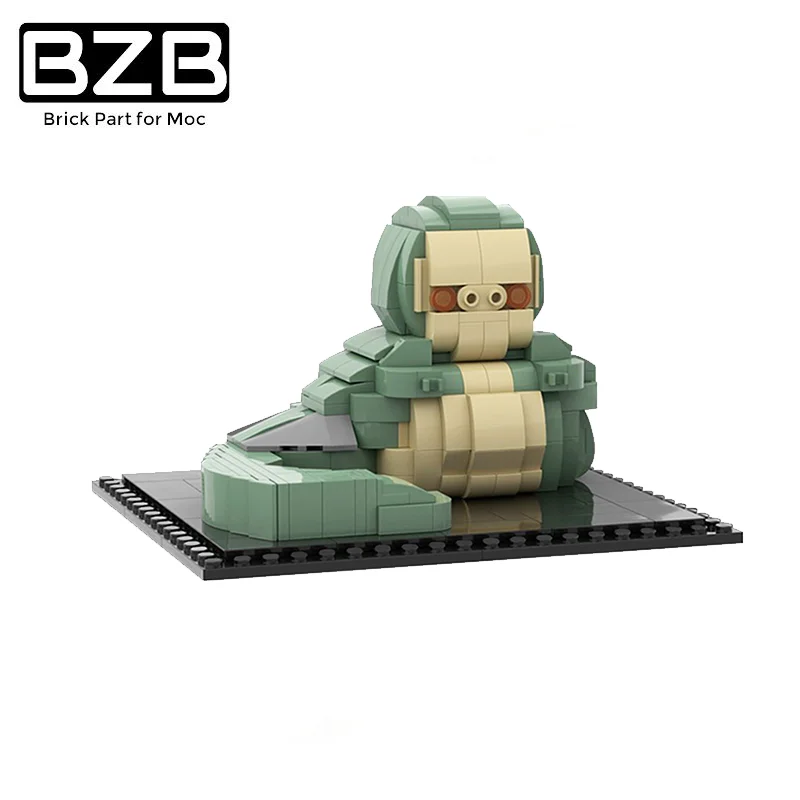 

BZB MOC 38253 Star Strikes Back Space Desert Planet Monster Jabba Character Star Collector Building Block Kids DIY Toy Gift