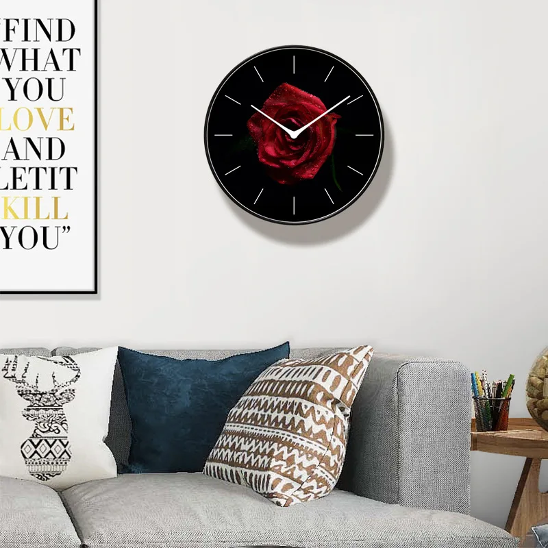 

Creative Wall Clocks Home Decoration Modern Living Room Silent Clock Design Decorative Decor Garden