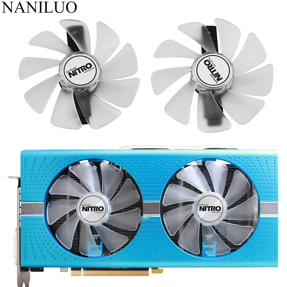 CF1015H12D FD10015M12D RX 590 580 480 470 охлаждающий вентилятор GPU для Sapphire RX470 RX590 RX580 RX480 RX570 NITRO