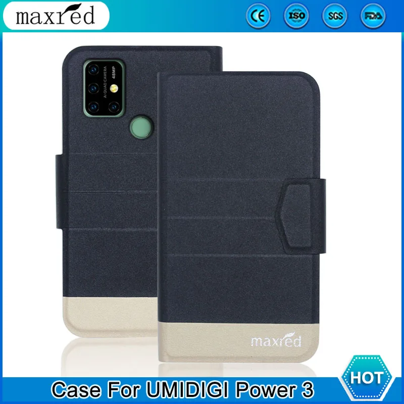 5 цветов! Чехол UMIDIGI Power 3 2019 высококачественный Ультратонкий Роскошный кожаный
