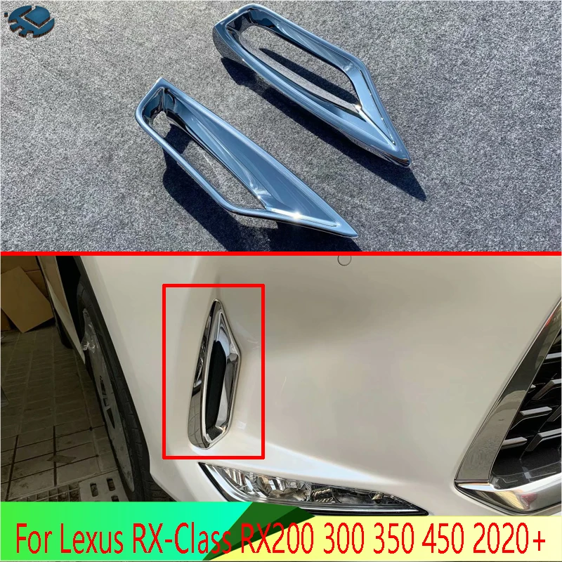 

Для Lexus RX класса RX200 300 350 450 2020 + автомобильные аксессуары ABS хромированные передние противотуманные фары светильник абажур для лампы с металлическим каркаксом отделка под давлением ободок Гарнир