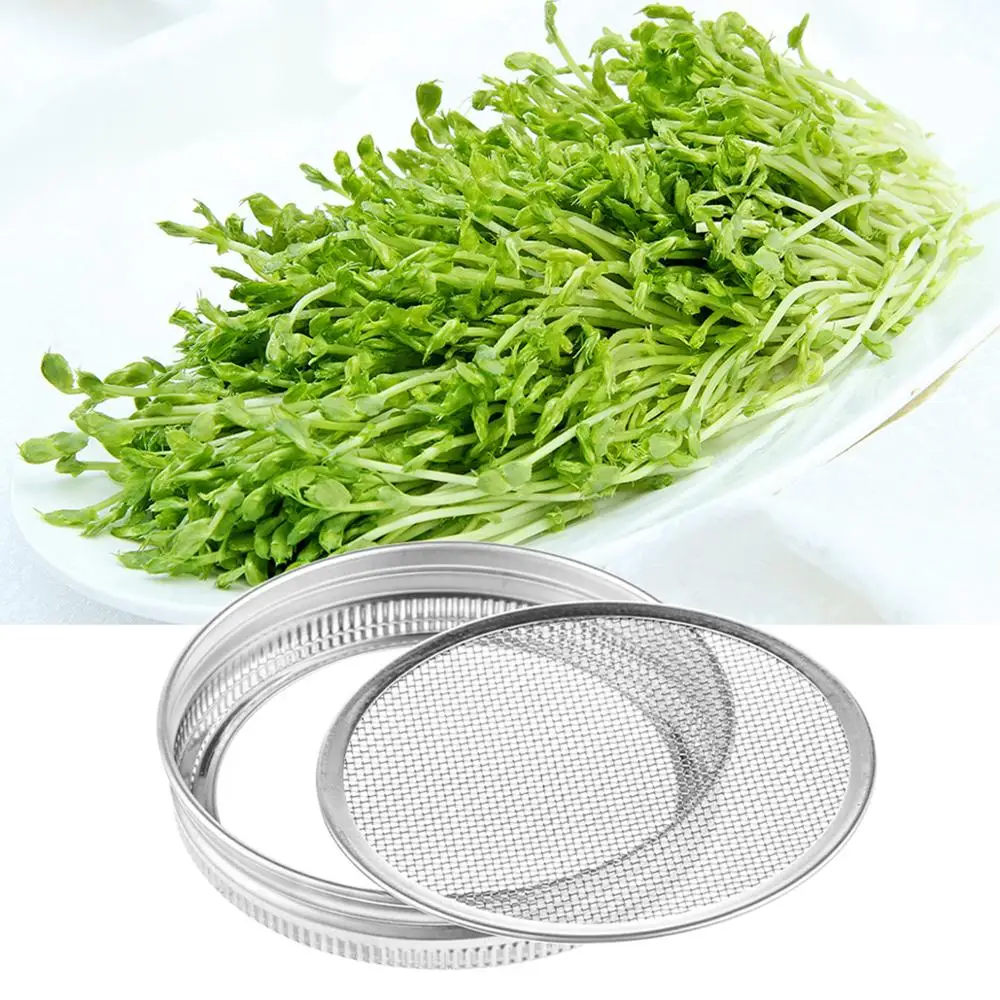 

NEW ARRIVAL HOT SALE Mason jar germination cover set lid Grow Plants combination brackets