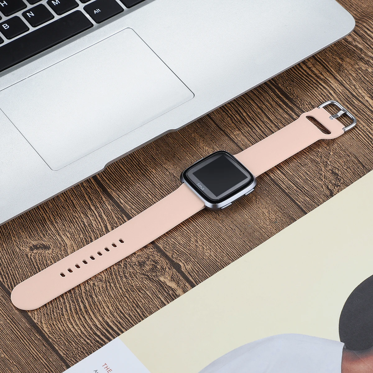 Замена Fitbit versa, ремешок Ремешок силиконовый браслет из дышащего материала, сменный спортивный ремешок для Fitbit часы Versa 61017