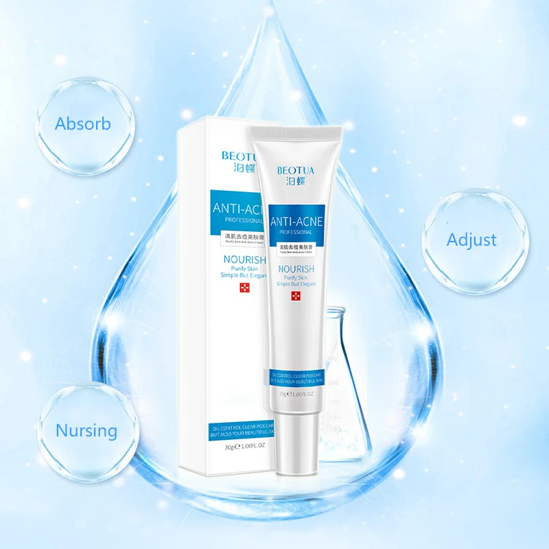 Крем от акне 30 г увлажняющий крем и водного масла для ухода за лицом Prouducts