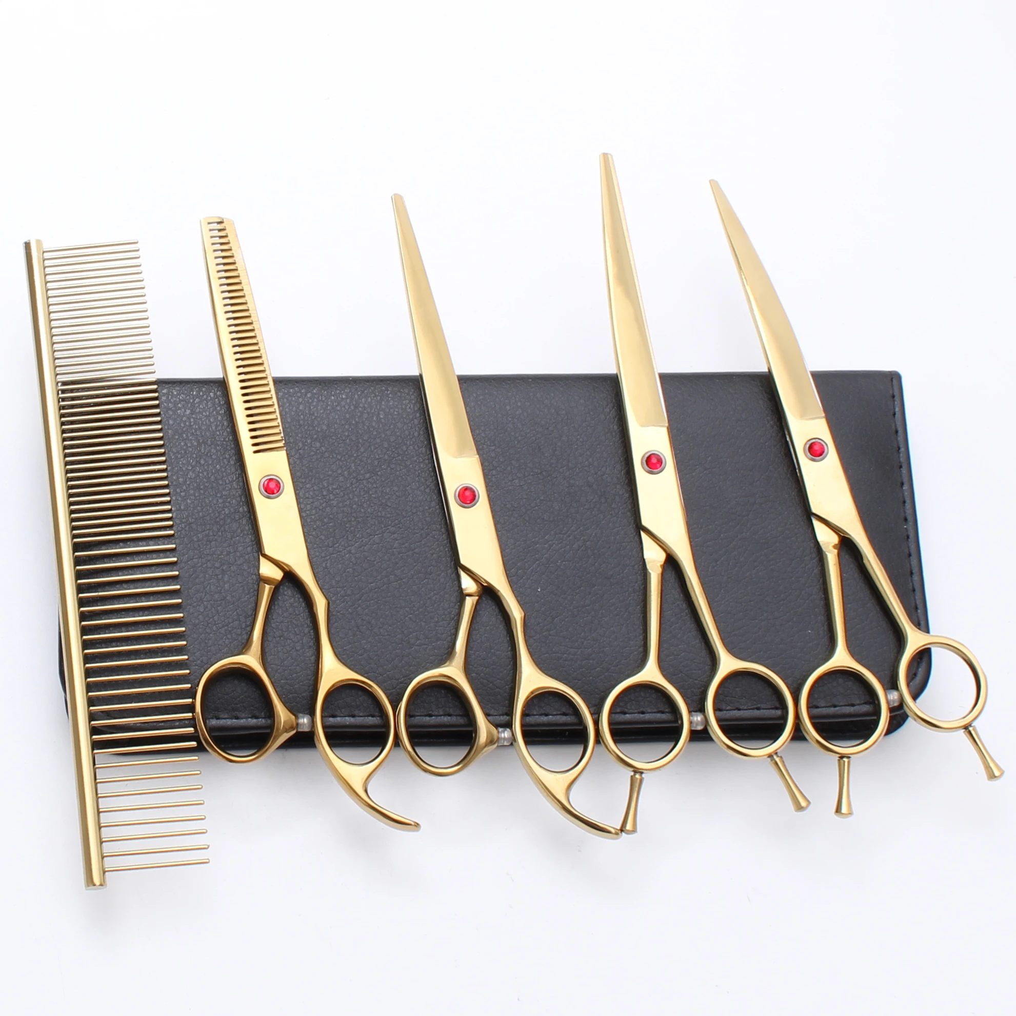 7 0 ножницы для нарезки домашних собак изогнутые с острым краем стрижки кошек и