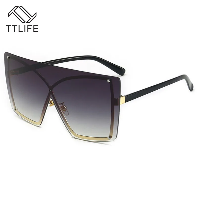 Солнцезащитные очки TTLIFE унисекс большие брендовые дизайнерские винтажные