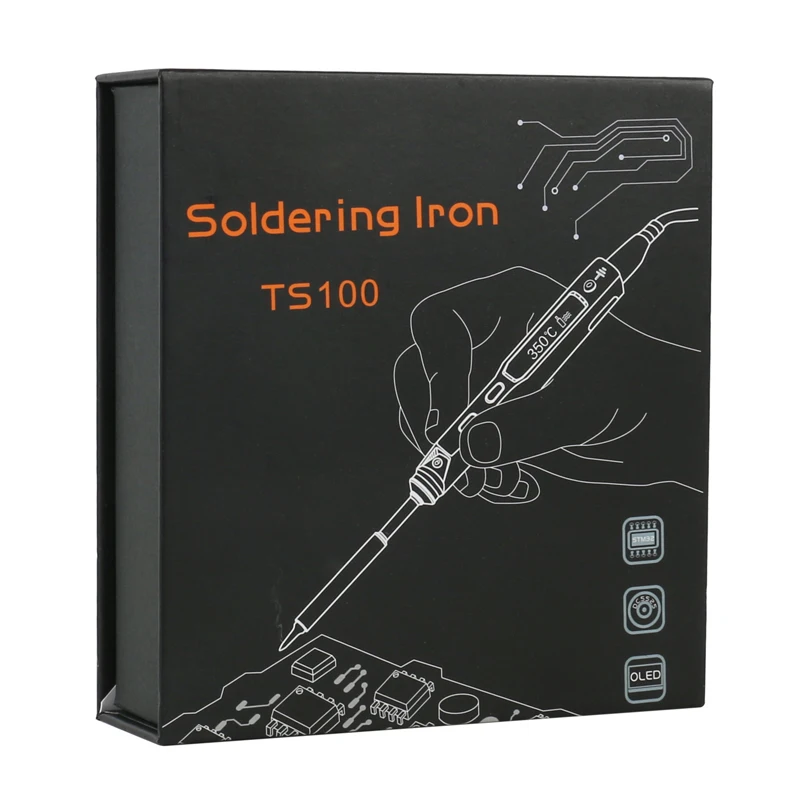 Регулируемый Интеллектуальный Электрический паяльник цифровой TS100 сварочный