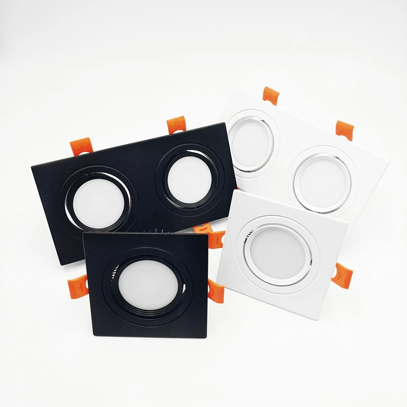 Квадратные встраиваемые светодиодные светильники с регулируемой яркостью 7 Вт 9