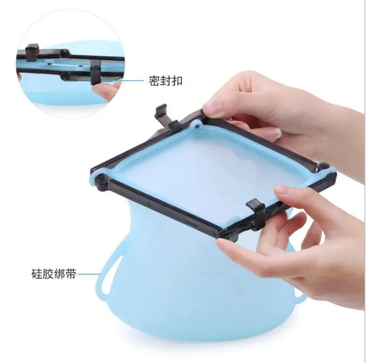 Портативная силиконовая сумка для хранения продуктов Герметичная холодильника