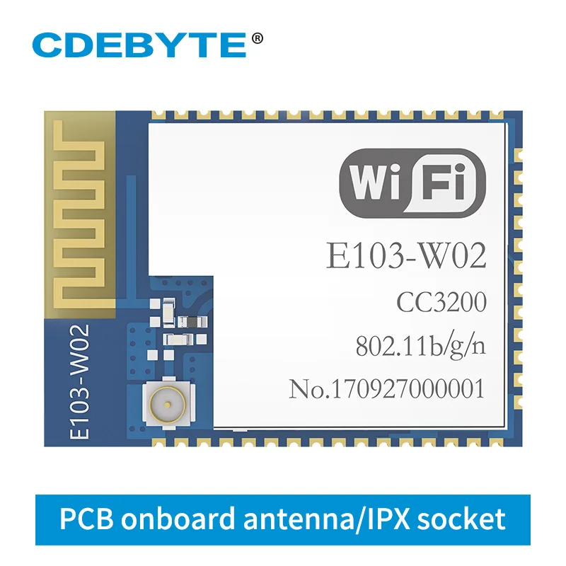 

E103-W02 WI-FI оптические трансиверы CC3200 2,4 ГГц 100 мВт IPX PCB Uhf Беспроводной 2,4g передатчик и приемник передачи данных