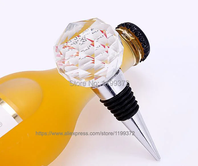 200 шт хрустальный круглый шар дизайн бутылки вина пробки для свадебной вечеринки