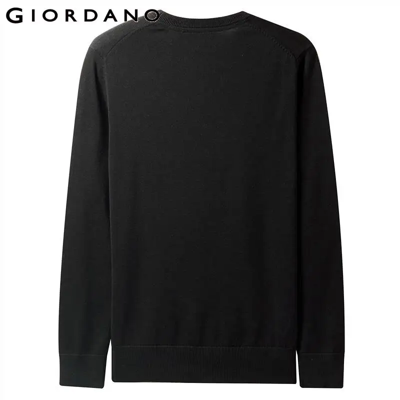 Giordano мужской свитшот джемпер с круглым вырезом под шею и печатным рисунком на