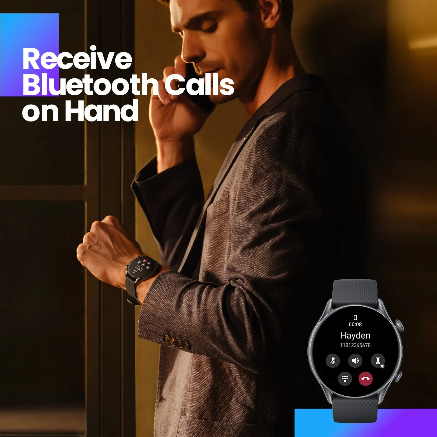 2021 New Amazfit GTR 3 Pro GTR3 GTR-3 Smartwatch AMOLED Display Zepp OS App 12-day Battery Life Watch for Andriod | Электроника