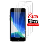 Закаленное стекло для iPhone SE 2020, 3 шт., защита экрана HD для iPhoneSE (2020), защитная стеклянная пленка 9H, защитная пленка