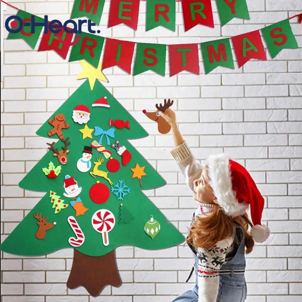 OHEART 3D сделай сам рождественская елка поддельная Рождественская для малышей