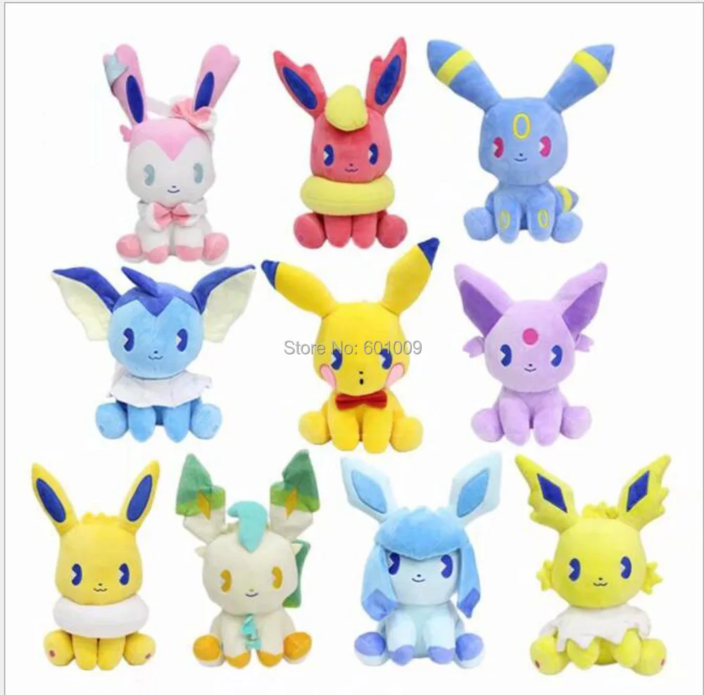 10 видов стилей Saiko соды Пикачу Sylveon Umbreon Flareon Вапореон Espeon из анимационного сериала