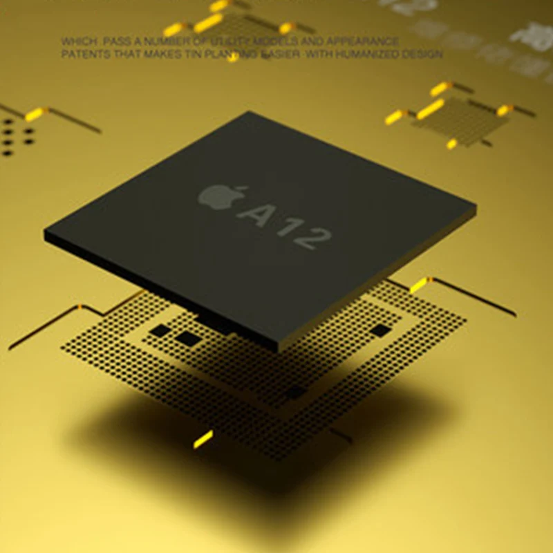 3d трафарет Mechanic для реболлинга BGA универсальная Золотая Оловянная сетка NAND ЦП A8 A9