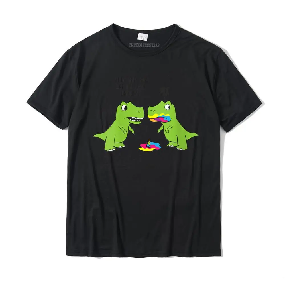 

Womens Cute Dinosaur Did You Eat The Last Unicorn Funny Dinosaur T-Shirt Summer Men T Shirt Special Cotton Tops Shirts Print