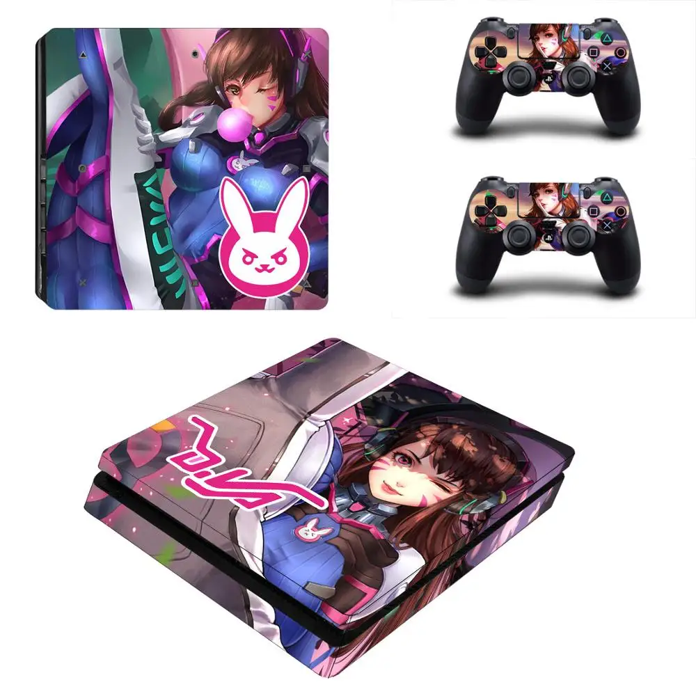 DVA PS4 тонкий Стикеры Play station 4 кожи наклейка для Игровые приставки Slim консоли и