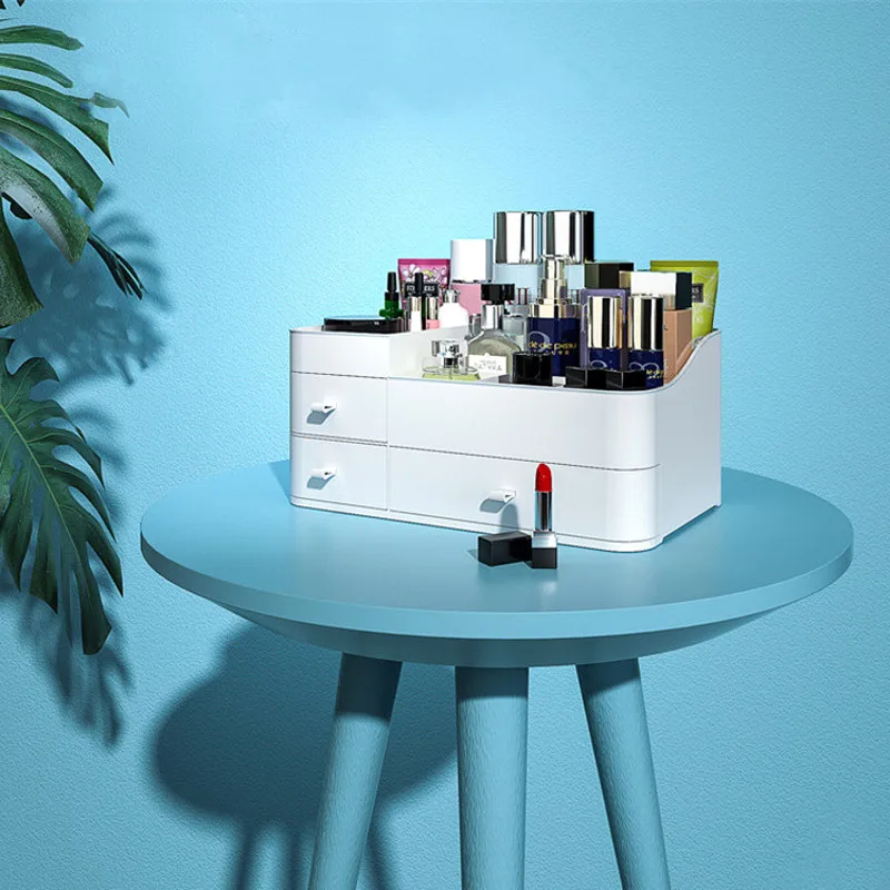 Пластиковый органайзер для макияжа косметический контейнер держатель кисти