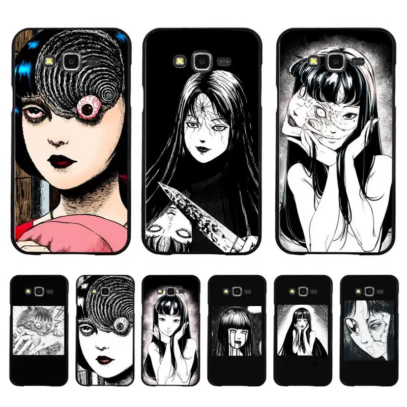 

YNDFCNB Anime Japan Junji Ito Tees Horror Cute Phone Case for Samsung A50 A70 A40 A6 A8 Plus A7 A20 A30 S7 S8 S9 S10 S20 Plus